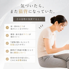 Postellea™｜姿勢矯正サポートベルト - 背中・肩用 調節可能タイプ【背中を美しく見せる】