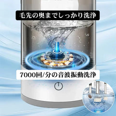 【毛穴・肌荒れ対策に】LumiClean™  3in1電動メイクブラシ洗浄器