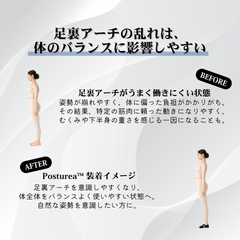 Posturea™｜足元から整える習慣インソール【姿勢補正・美姿勢ケア】