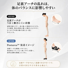 Posturea™｜足元から整える習慣インソール【姿勢補正・美姿勢ケア】