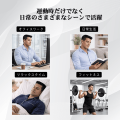 Scapure™｜肩甲骨ストレッチ肩サポーター【姿勢補正・二の腕着圧サポート】