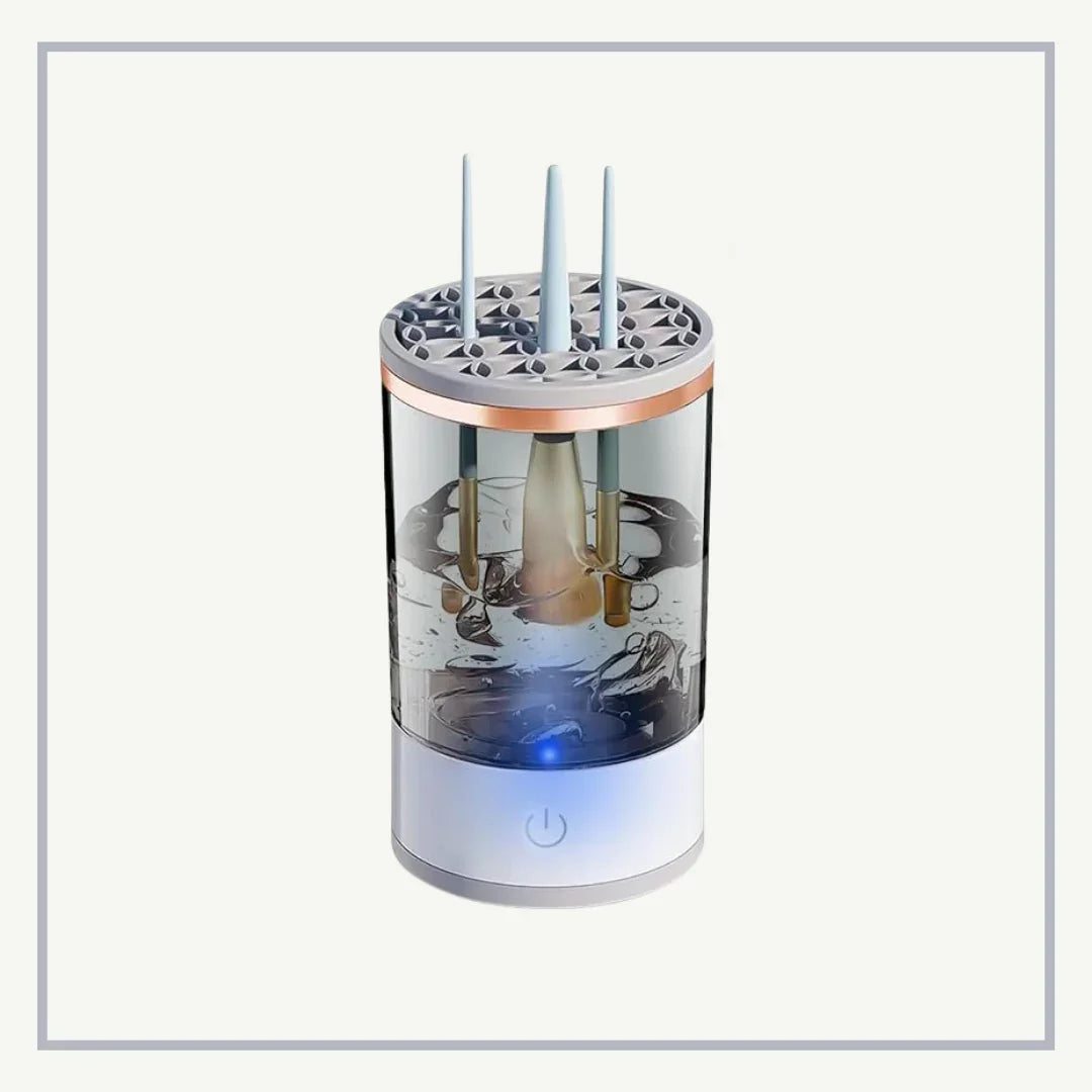 【毛穴・肌荒れ対策に】LumiClean™  3in1電動メイクブラシ洗浄器