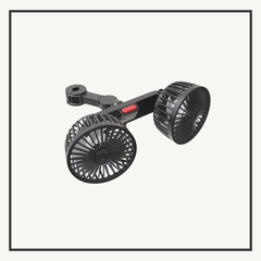 AirTwin360™ 車載用USB充電式360°デュアル冷却ファン