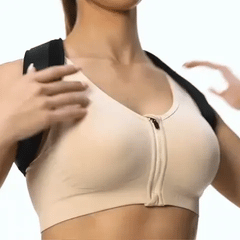 Postellea™｜姿勢矯正サポートベルト - 背中・肩用 調節可能タイプ【背中を美しく見せる】