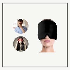 【ストレス解消】偏頭痛緩和アイス・ホットハット【繰り返し使用可】