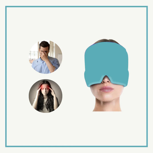 【ストレス解消】偏頭痛緩和アイス・ホットハット【繰り返し使用可】